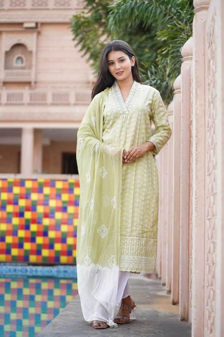 Cotton Embroidered Kurti - MYLUXURY LANE ENTERPRISE